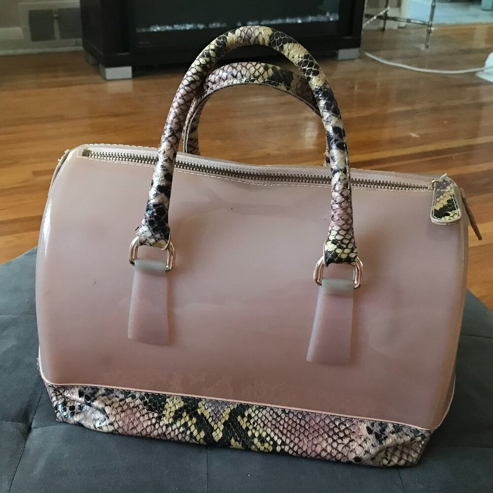 Furla Rubber Candy Python Leather Limited Edition Bag